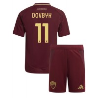 Camisa de time de futebol AS Roma Artem Dovbyk #11 Replicas 1º Equipamento Infantil 2024-25 Manga Curta (+ Calças curtas)